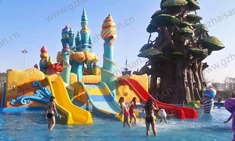 辽宁葫芦岛欢乐龙湾温泉水乐园儿童滑梯 辽宁葫芦岛欢乐龙湾温泉水乐园儿童滑梯